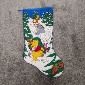 Vintage Disney Winnie The Pooh Christmas Stockings Kids Retro Y2K
